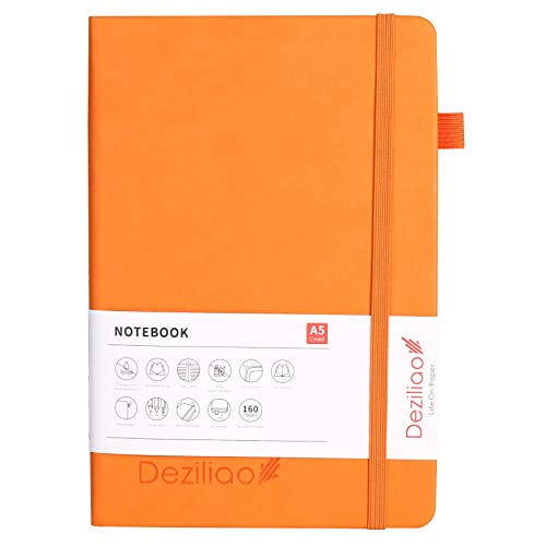 Ruled) Medium 5.7x8.4 (Blue Lined Journal Notebooks for Work 100Gsm Premium Thick Paper with Pocket Deziliao Hardcover Notebook Journal 160 Pages Ruled) Medium 5.7x8.4 (Blue Lined Journal Notebooks for Work 100Gsm Premium Thick Paper with Pocket Deziliao Hardcover Notebook Journal 160 Pages
